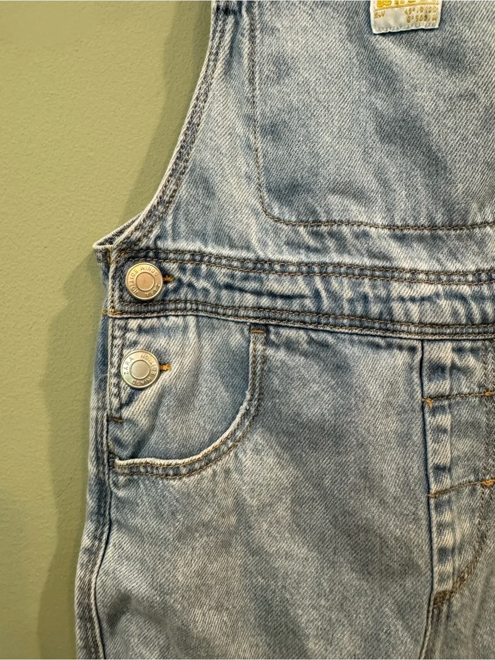 ZARA denim overalls